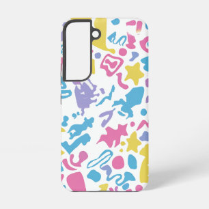 おもしろいパステルカラフル鮮やか形状 SAMSUNG GALAXY S22ケース