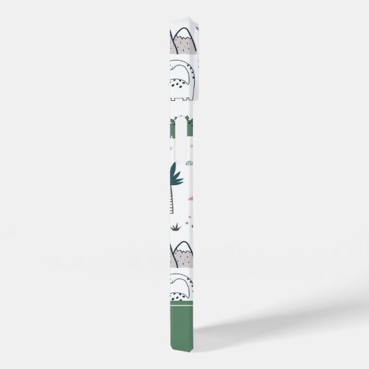 おもしろいパステル恐竜のシーンパターン Case-Mate iPhoneケース (裏面 / 右)