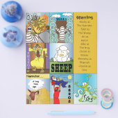 おもしろいパスーバーストーリースキット子供へ チラシ (シングル)