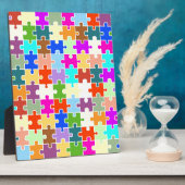 おもしろいパズル フォトプラーク (側面)