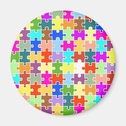 おもしろいパズル マグネット (正面)