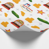 おもしろいパターンパーティーラップ紙 ラッピングペーパー (角)