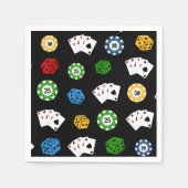 おもしろいパターンパーティー紙ナプキン スタンダードカクテルナプキン (正面)