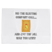 おもしろいパパことわざ ラージペーパーバッグ (裏面)