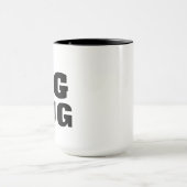 おもしろいパパのギフトアイディアパーソナライズされたダディの大きい マグカップ (中央)