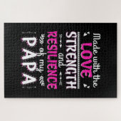 おもしろいパパの強さ回復力で作られる ジグソーパズル (横)