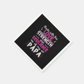 おもしろいパパの強さ回復力で作られる スタンダードカクテルナプキン (角)