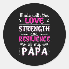 おもしろいパパの強さ回復力で作られる ラウンドシール