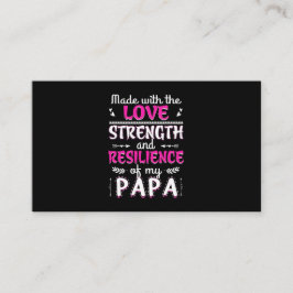 おもしろいパパの強さ回復力で作られる 名刺