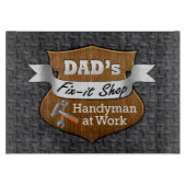 おもしろいパパの苦境それ店の便利な人の父の日 カッティングボード (正面)