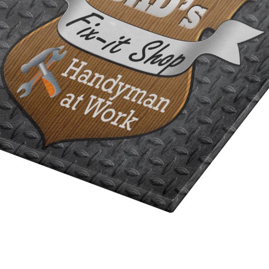 おもしろいパパの苦境それ店の便利な人の父の日 カッティングボード (角)