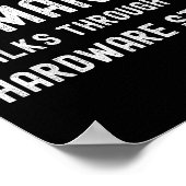 おもしろいパパのTシャツ 父の日 工具 クリスマス 便利 ポスター (角)