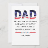 おもしろいパパを上げなかった自由主義の 招待状 (正面)