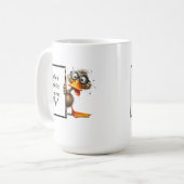 おもしろいパパギフおもしろいト予測できな コーヒーマグカップ (正面左)