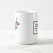 おもしろいパパギフトおもしろいとロバ予測できなー コーヒーマグカップ (中央)