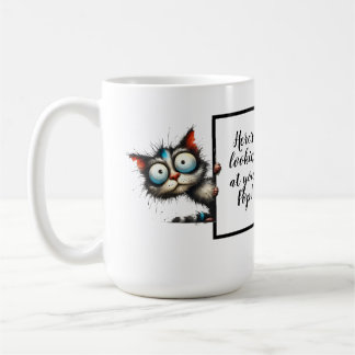 おもしろいパパギフトおもしろいwith予測できな cat コーヒーマグカップ