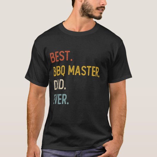 おもしろいパパシャ最高のツBBQマスターパパEver Shirts F Tシャツ (正面)