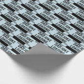 おもしろいパパジョーク読み込みワードアート ラッピングペーパー (角)