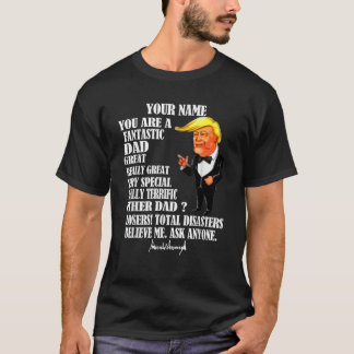 おもしろいパパド素晴らしナルドトランプ父のデイギフトティー Tシャツ