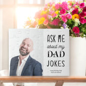 おもしろいパパフォトファーザー引用文タイポグラフィ ジグソーパズル