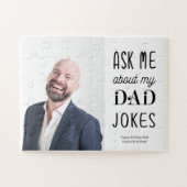 おもしろいパパフォトファーザー引用文タイポグラフィ ジグソーパズル (横)