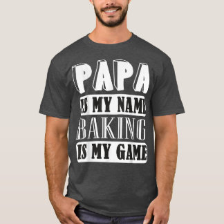 おもしろいパパベーカーギフトおもしろい料理パティシベイカーB Tシャツ