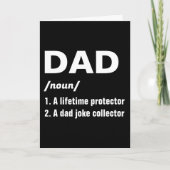 おもしろいパパ定義父の日 サンキューカード (正面)