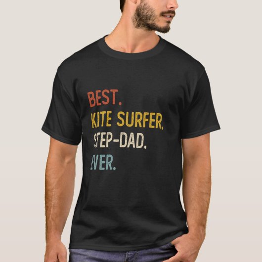 おもしろいパパ最高のカイトサーファーStep-パパEver Shirts Fa Tシャツ (正面)