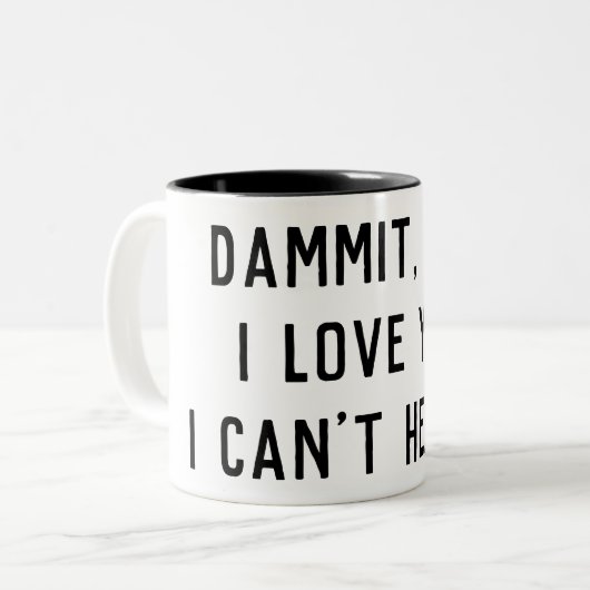 おもしろいパパ最高のパパー常に父の日愛 ツートーンマグカップ (正面左)