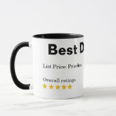 おもしろいパパ最高のパパー・エバー父の日パーソナライズされた マグカップ (左)