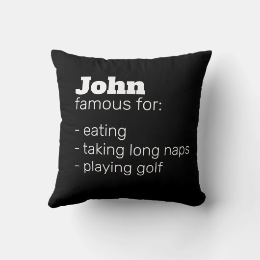 おもしろいパパ父の日、ノベルティギフトパーソナライズされた クッション (裏面)