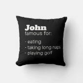 おもしろいパパ父の日、ノベルティギフトパーソナライズされた クッション (正面)