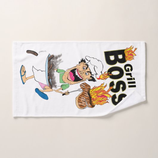 おもしろいパパ用ハンドタオル ハンドタオル (ハンドタオル)