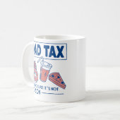 おもしろいパパ税マグカップ - 父の日 コーヒーマグカップ (正面左)