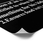 おもしろいパパ税定義パパ父の日 ポスター (角)