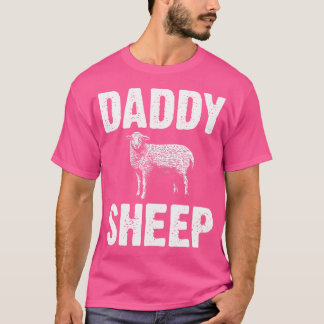おもしろいパパ親父の羊の群れ家畜A Tシャツ