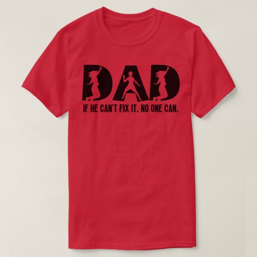 おもしろいパパ誕生日6 Tシャツ (デザイン正面)