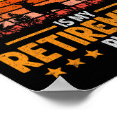 おもしろいパパ退職したおじいちゃん狩りは私の退職 ポスター (角)