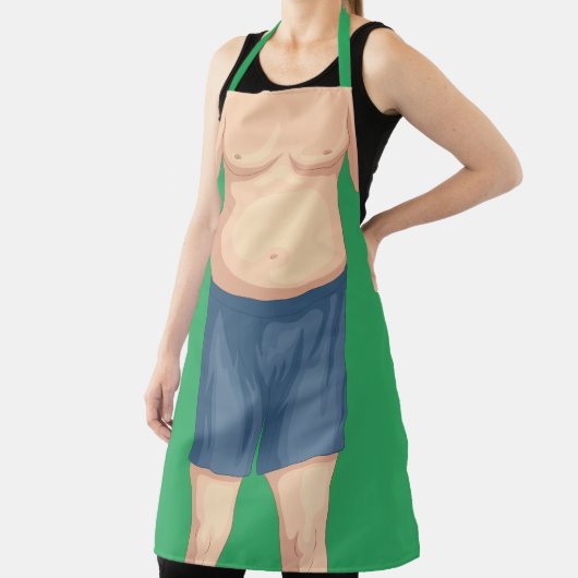 おもしろいパパ エプロン (インサイチュ)