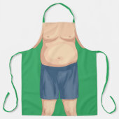 おもしろいパパ エプロン (正面)