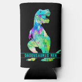 おもしろいパパTレックス引用文 スリム缶クーラー (裏面)