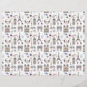 おもしろいパリドードルスクラップブック紙 (正面)