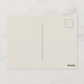 おもしろいパンケーキ好きの朝食 ポストカード (裏面)