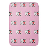 おもしろいパンダグラフィックバスルームマット バスマット (正面縦)