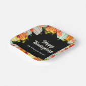 おもしろいパンプキンサンクスギビングディナー紙プレート ペーパープレート (傾斜あり)