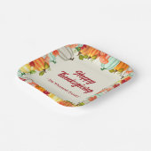 おもしろいパンプキンサンクスギビングディナー紙プレート ペーパープレート (傾斜あり)