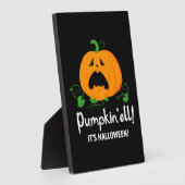おもしろいパンプキン2023 – パンプキンエル！ハロウィンだ フォトプラーク (側面)