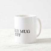 おもしろいパーソナライズされたかわいい コーヒーマグカップ (正面右)