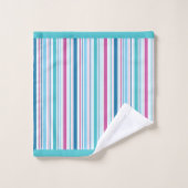 おもしろいパーソナライズされたと明るい海の宝物 バスタオルセット (ウォッシュタオル)