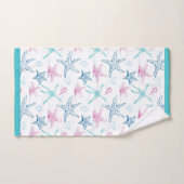 おもしろいパーソナライズされたと明るい海の宝物 バスタオルセット (ハンドタオル)